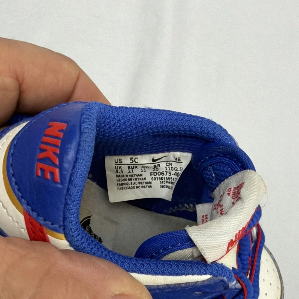 Nike Dunk Next Nature Superhero Toddler Boys Sneakers Shoes FD0675-400 SZ 5 C